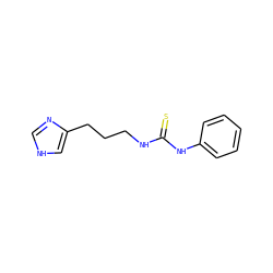S=C(NCCCc1c[nH]cn1)Nc1ccccc1 ZINC000013741796