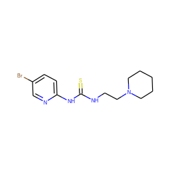 S=C(NCCN1CCCCC1)Nc1ccc(Br)cn1 ZINC000026291419