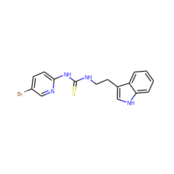 S=C(NCCc1c[nH]c2ccccc12)Nc1ccc(Br)cn1 ZINC000012354039