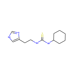 S=C(NCCc1c[nH]cn1)NC1CCCCC1 ZINC000013741789
