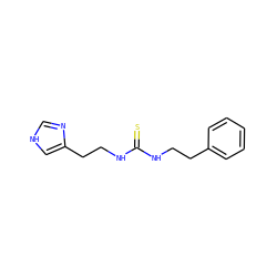 S=C(NCCc1ccccc1)NCCc1c[nH]cn1 ZINC000008361824
