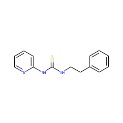 S=C(NCCc1ccccc1)Nc1ccccn1 ZINC000000306266