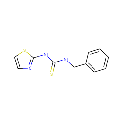 S=C(NCc1ccccc1)Nc1nccs1 ZINC000000080959