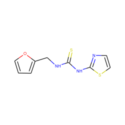 S=C(NCc1ccco1)Nc1nccs1 ZINC000000008935