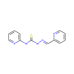 S=C(NN=Cc1ccccn1)Nc1ccccn1 ZINC000254047169