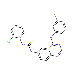 S=C(Nc1ccc2ncnc(Nc3cccc(Br)c3)c2c1)Nc1ccccc1Cl ZINC001772593286