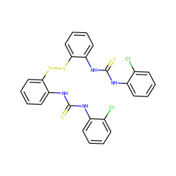 S=C(Nc1ccccc1Cl)Nc1ccccc1SSc1ccccc1NC(=S)Nc1ccccc1Cl ZINC000473147897