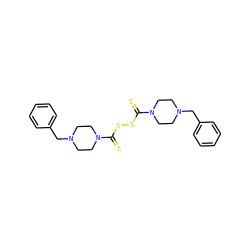 S=C(SSC(=S)N1CCN(Cc2ccccc2)CC1)N1CCN(Cc2ccccc2)CC1 ZINC000045258783