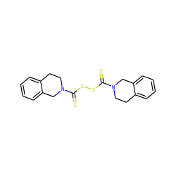 S=C(SSC(=S)N1CCc2ccccc2C1)N1CCc2ccccc2C1 ZINC000045317065