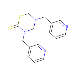 S=C1SCN(Cc2cccnc2)CN1Cc1cccnc1 ZINC000020223583