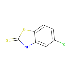 S=c1[nH]c2cc(Cl)ccc2s1 ZINC000001653247
