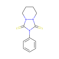 S=c1n(-c2ccccc2)c(=S)n2n1CCCC2 ZINC000005162604