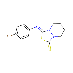 S=c1s/c(=N\c2ccc(Br)cc2)n2n1CCCC2 ZINC000016343465
