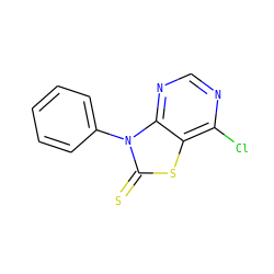 S=c1sc2c(Cl)ncnc2n1-c1ccccc1 ZINC000000032381