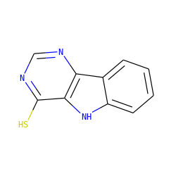 Sc1ncnc2c1[nH]c1ccccc12 ZINC000100656536