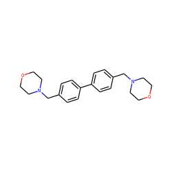 c1cc(-c2ccc(CN3CCOCC3)cc2)ccc1CN1CCOCC1 ZINC000040567208