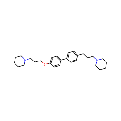 c1cc(-c2ccc(OCCCN3CCCCC3)cc2)ccc1CCCN1CCCCC1 ZINC000096921547