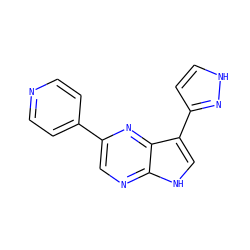 c1cc(-c2cnc3[nH]cc(-c4cc[nH]n4)c3n2)ccn1 ZINC000473145735