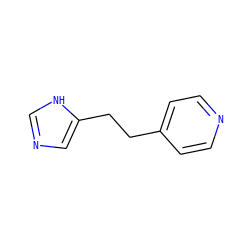 c1cc(CCc2cnc[nH]2)ccn1 ZINC000013560686