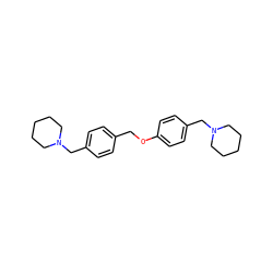 c1cc(CN2CCCCC2)ccc1COc1ccc(CN2CCCCC2)cc1 ZINC000013517744