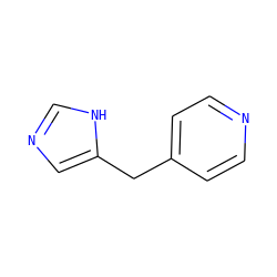 c1cc(Cc2cnc[nH]2)ccn1 ZINC000012956299