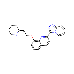 c1cc(OCC[C@@H]2CCCCN2)c2nc(-c3nnc4ccccn34)ccc2c1 ZINC000096174959