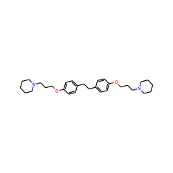 c1cc(OCCCN2CCCCC2)ccc1CCc1ccc(OCCCN2CCCCC2)cc1 ZINC000096921540
