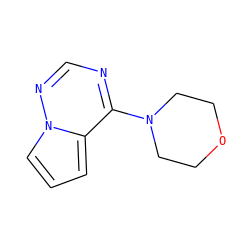 c1cc2c(N3CCOCC3)ncnn2c1 ZINC000299832678