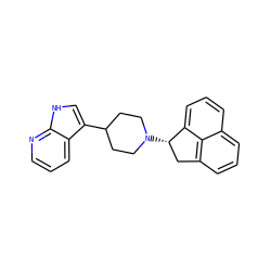 c1cc2c3c(cccc3c1)[C@@H](N1CCC(c3c[nH]c4ncccc34)CC1)C2 ZINC000034867451