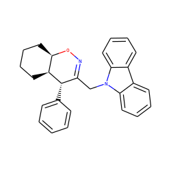 c1ccc([C@H]2C(Cn3c4ccccc4c4ccccc43)=NO[C@@H]3CCCC[C@H]23)cc1 ZINC000473083554