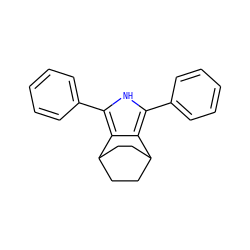 c1ccc(-c2[nH]c(-c3ccccc3)c3c2C2CCC3CC2)cc1 ZINC000001490272
