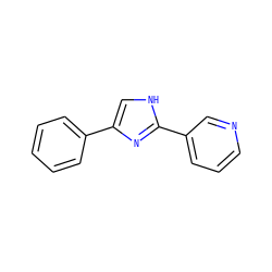 c1ccc(-c2c[nH]c(-c3cccnc3)n2)cc1 ZINC000013553739