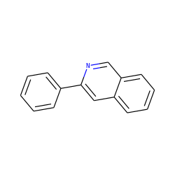 c1ccc(-c2cc3ccccc3cn2)cc1 ZINC000003120495