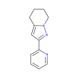 c1ccc(-c2cc3n(n2)CCCC3)nc1 ZINC000096911181