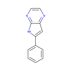 c1ccc(-c2cc3nccnc3[nH]2)cc1 ZINC000101242388