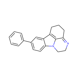 c1ccc(-c2ccc3c(c2)c2c4n3CCN=C4CCC2)cc1 ZINC000013152599
