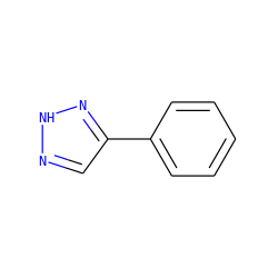 c1ccc(-c2cn[nH]n2)cc1 ZINC000000027320