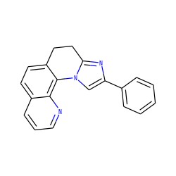 c1ccc(-c2cn3c(n2)CCc2ccc4cccnc4c2-3)cc1 ZINC000100567302