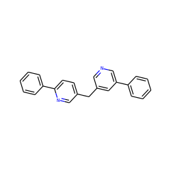c1ccc(-c2cncc(Cc3ccc(-c4ccccc4)nc3)c2)cc1 ZINC000096282867