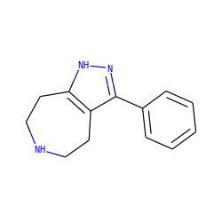 c1ccc(-c2n[nH]c3c2CCNCC3)cc1 ZINC000409438499