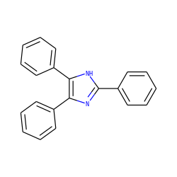 c1ccc(-c2nc(-c3ccccc3)c(-c3ccccc3)[nH]2)cc1 ZINC000001081288