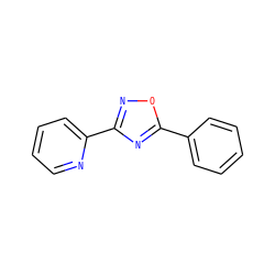c1ccc(-c2nc(-c3ccccn3)no2)cc1 ZINC000000238248