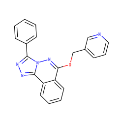 c1ccc(-c2nnc3c4ccccc4c(OCc4cccnc4)nn23)cc1 ZINC000013559987