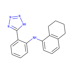 c1ccc(-c2nnn[nH]2)c(Nc2cccc3c2CCCC3)c1 ZINC000006716824