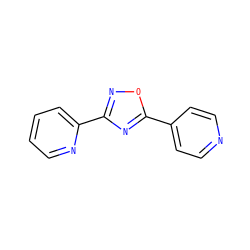 c1ccc(-c2noc(-c3ccncc3)n2)nc1 ZINC000000318958