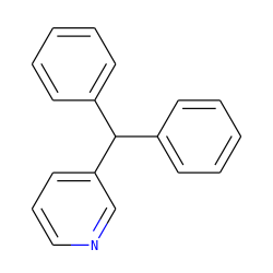 c1ccc(C(c2ccccc2)c2cccnc2)cc1 ZINC000004100364