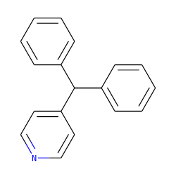 c1ccc(C(c2ccccc2)c2ccncc2)cc1 ZINC000004521076