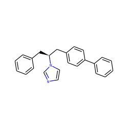 c1ccc(C[C@@H](Cc2ccc(-c3ccccc3)cc2)n2ccnc2)cc1 ZINC000040950429