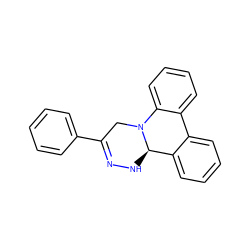c1ccc(C2=NN[C@@H]3c4ccccc4-c4ccccc4N3C2)cc1 ZINC000003954445