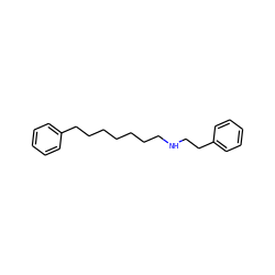 c1ccc(CCCCCCCNCCc2ccccc2)cc1 ZINC000013736069